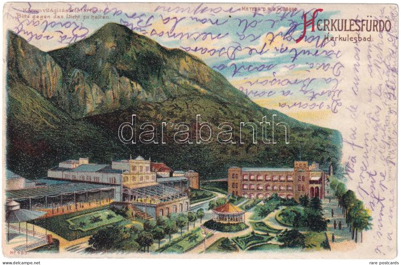 Herculane 1906 - Litho - Romania