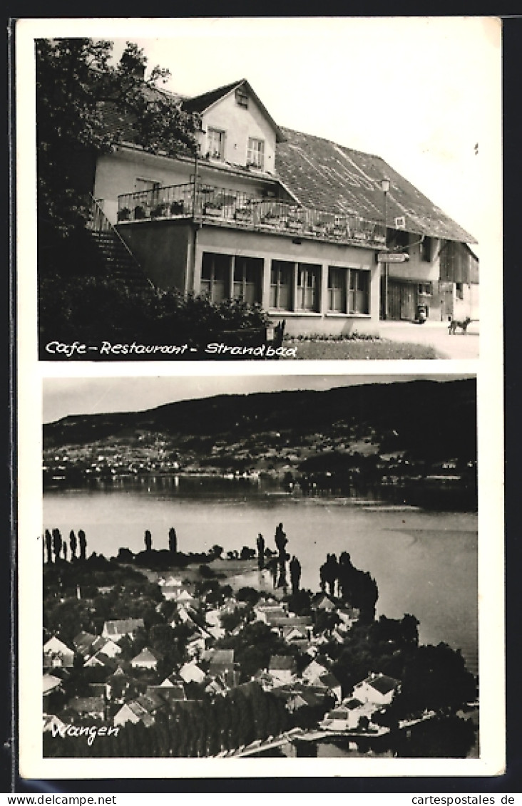 AK Wangen / Bodensee, Café-Restaurant Und Strandbad  - Wangen I. Allg.