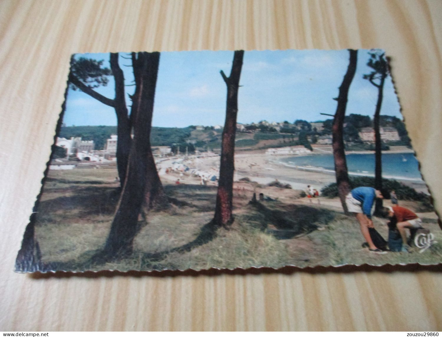 Perros-Guirec (22).Vue Générale De La Plage De Trestraou - Carte Animée. - Perros-Guirec