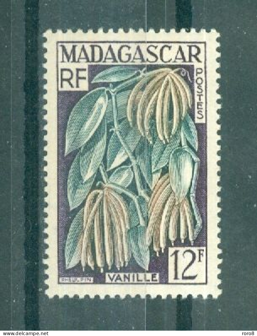 MADAGASCAR - N°334* MH Trace De Charnière SCAN DU VERSO - Produits Agricoles Locaux. - Unused Stamps