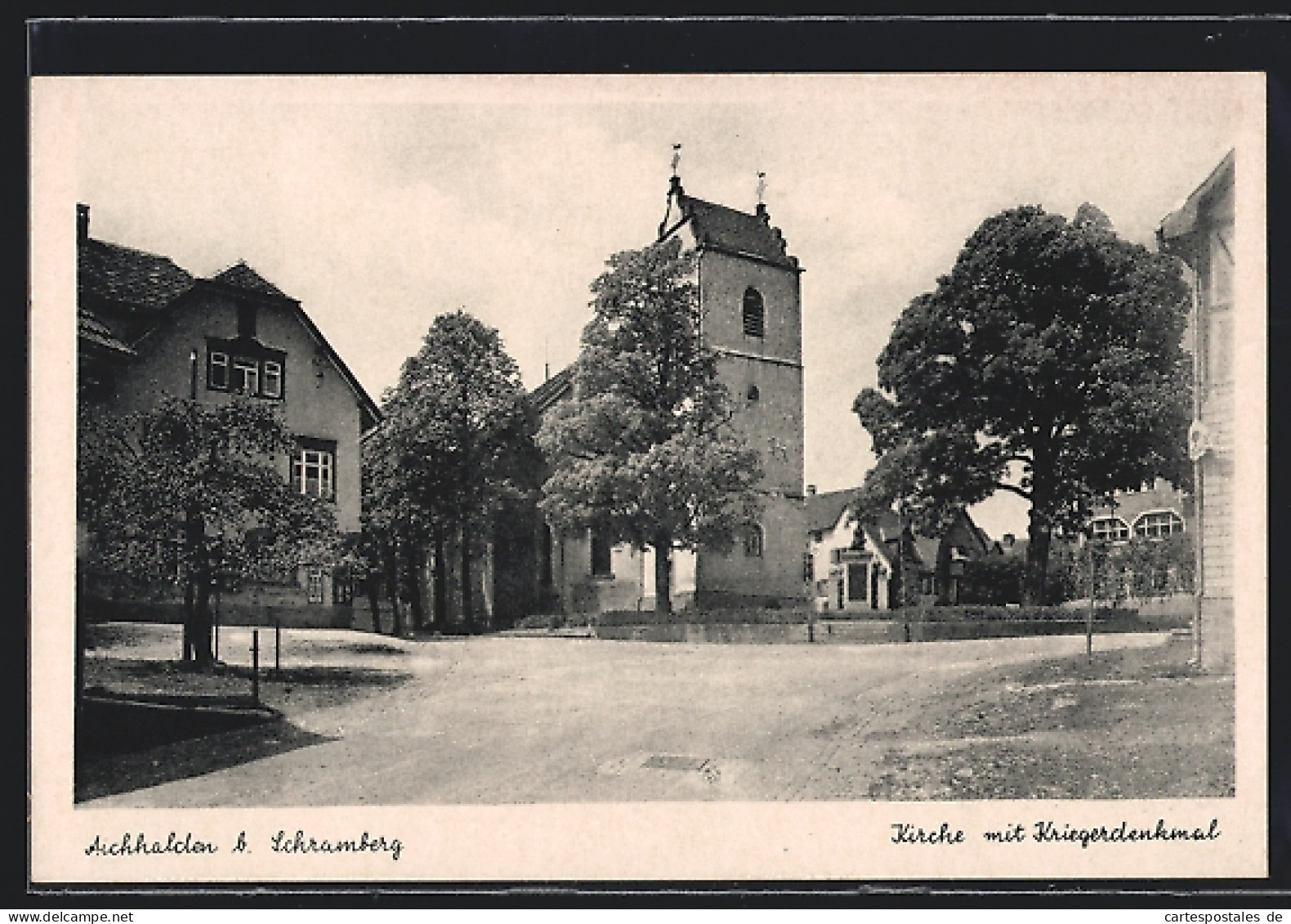 AK Aichhalden /Schramberg, Kirche Mit Kriegerdenkmal  - Schramberg