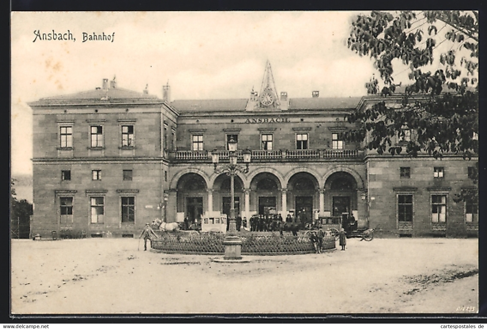 AK Ansbach, Bahnhof  - Ansbach