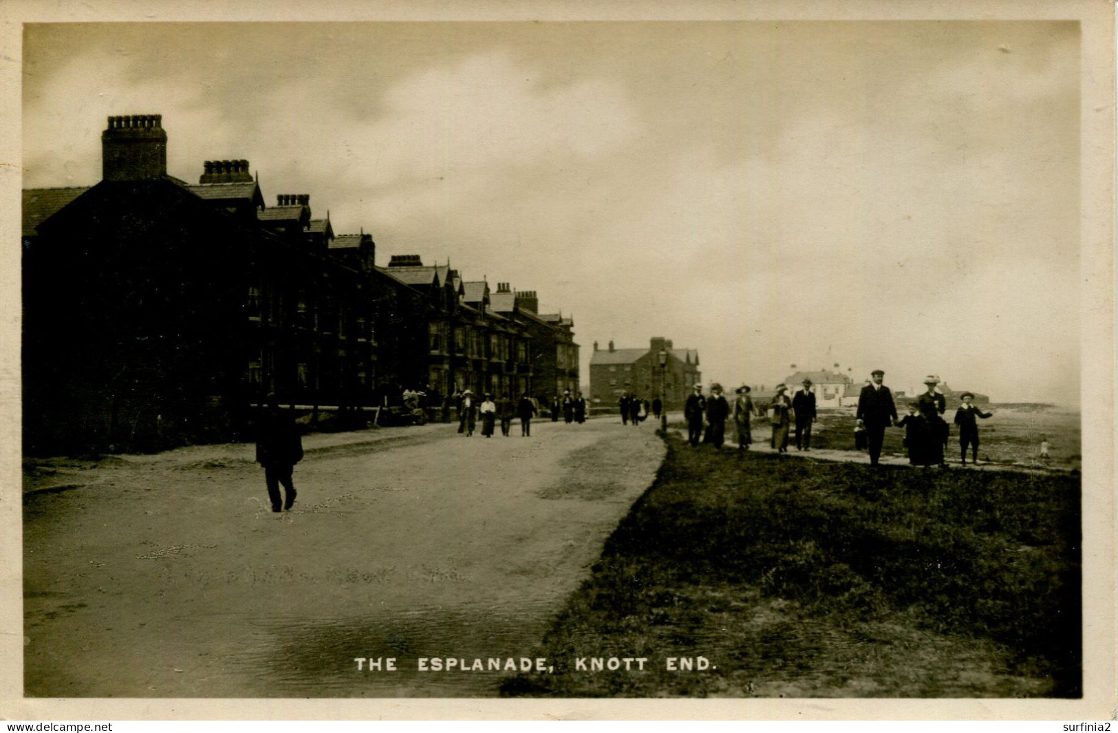 LANCS - KNOTT END - THE ESPLANADE - ANIMATED RP   La4403 - Other & Unclassified