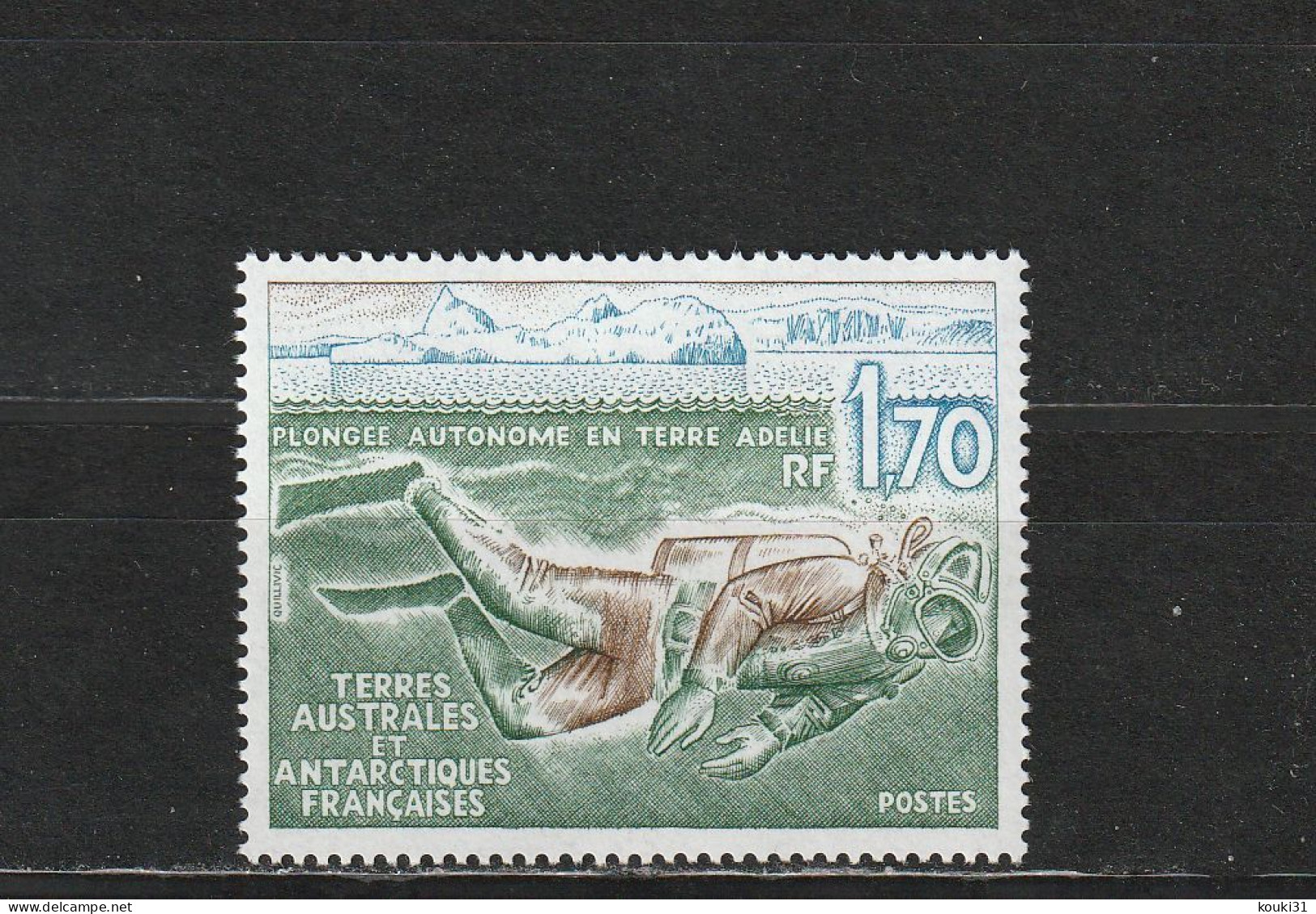 TAAF YT 146 ** : Plongée Autonome - 1989 - Unused Stamps