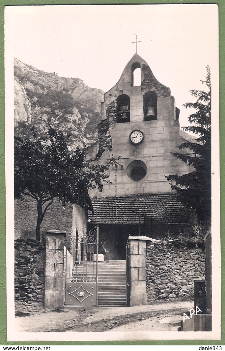 CPSM Format CPA - ARIEGE - ORNOLAC - ÉGLISE ROMANE - LE CLOCHER - Other & Unclassified