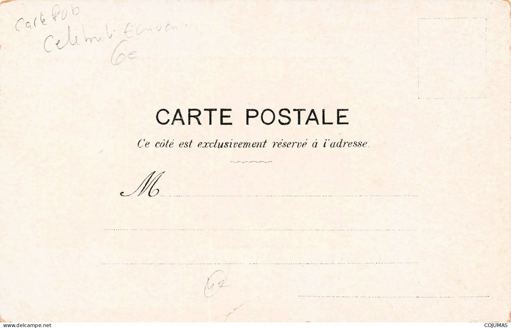 CELEBRITES _S28417_ Ecrivains - M Jules Verne Littérature - Champagne Mercier Epernay - Carte Pub - Scrittori