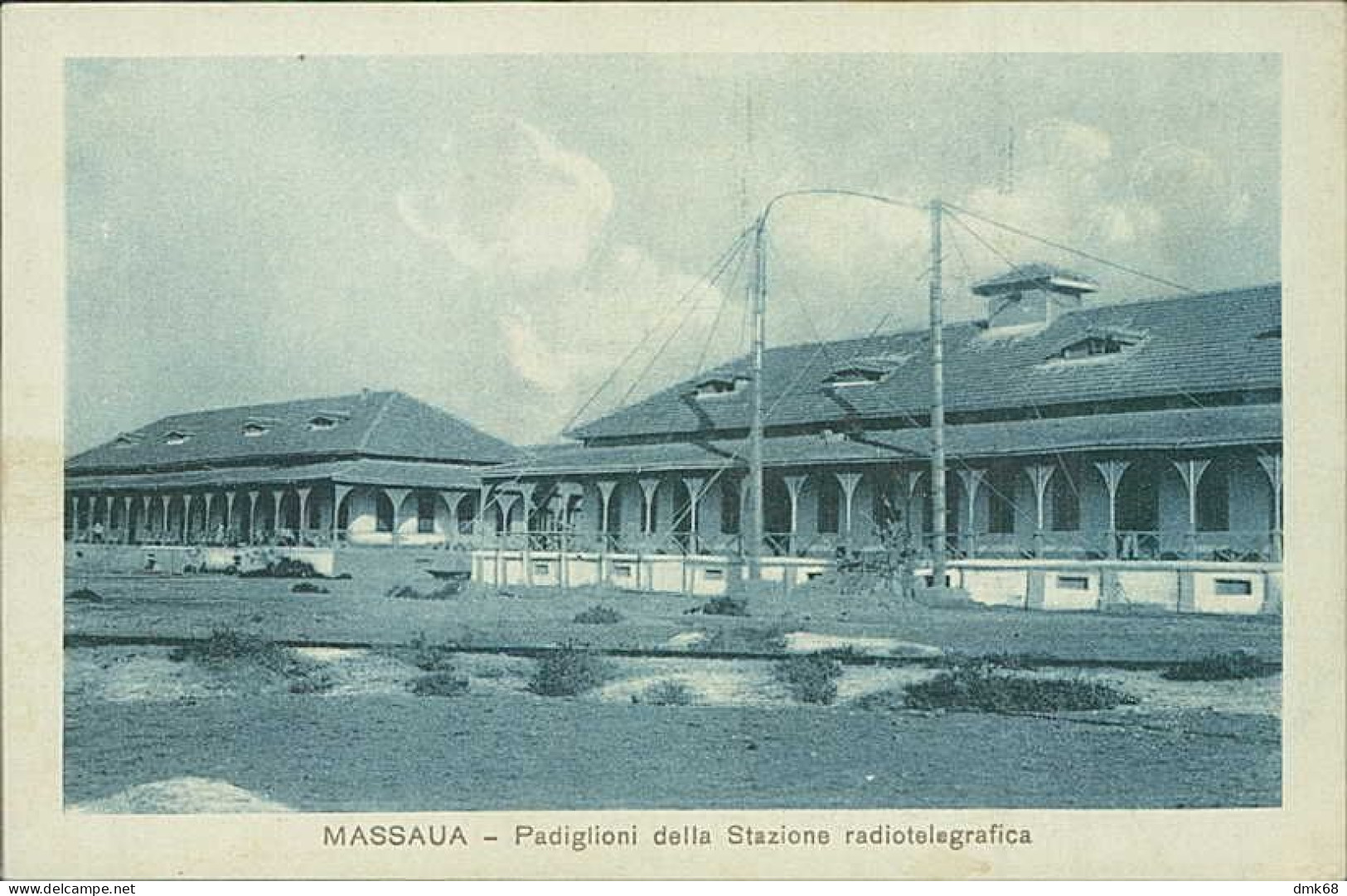 AFRICA - ERITREA - MASSAWA / MASSAUA - PADIGLIONI DELLA STAZIONE RADIOTELEGRAFICA - EDIT BELTRAMI - 1930s (12522) - Erythrée