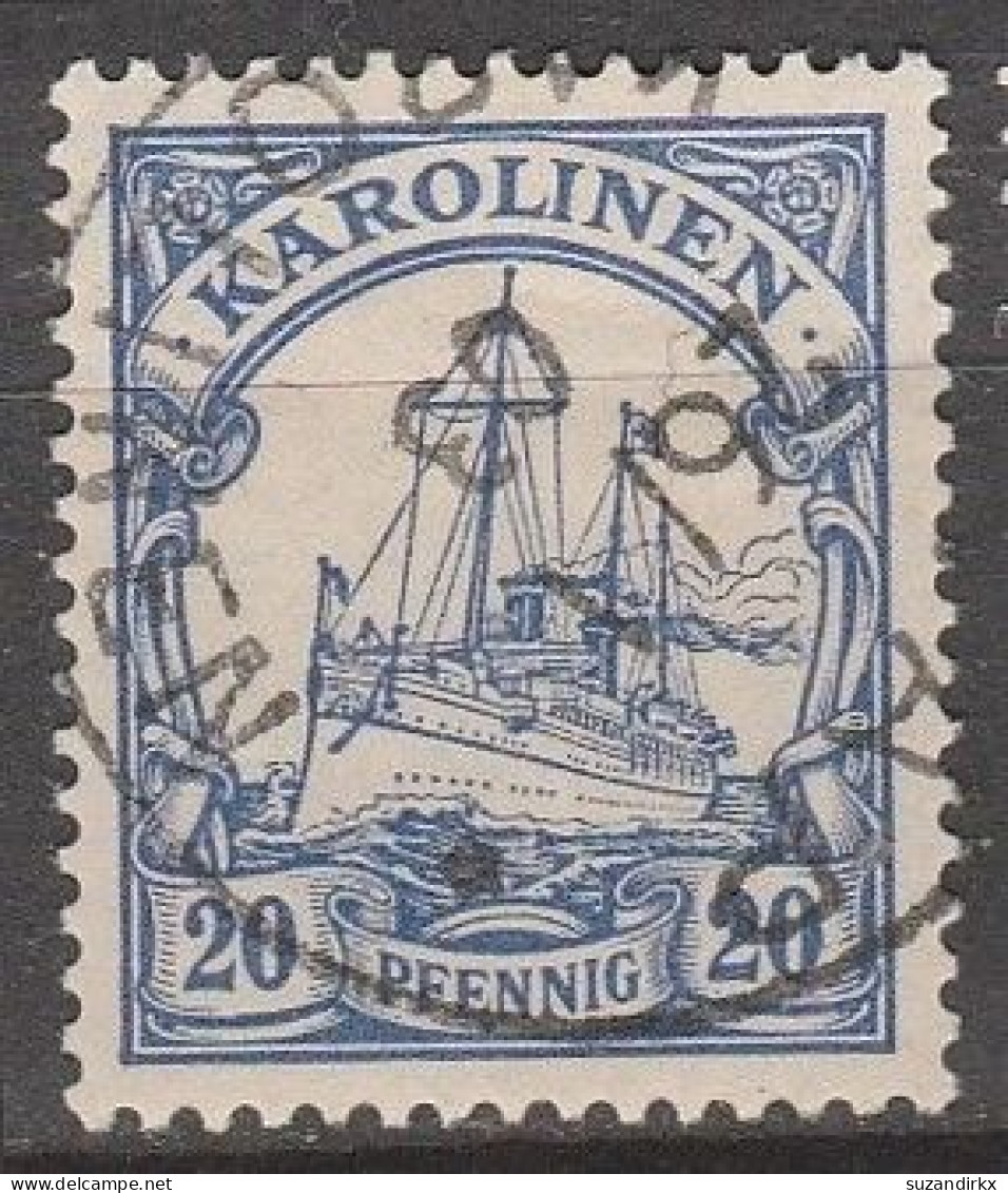 Karolinen    .    Michel   .   10      .     O     .      Gestempelt - Isole Caroline