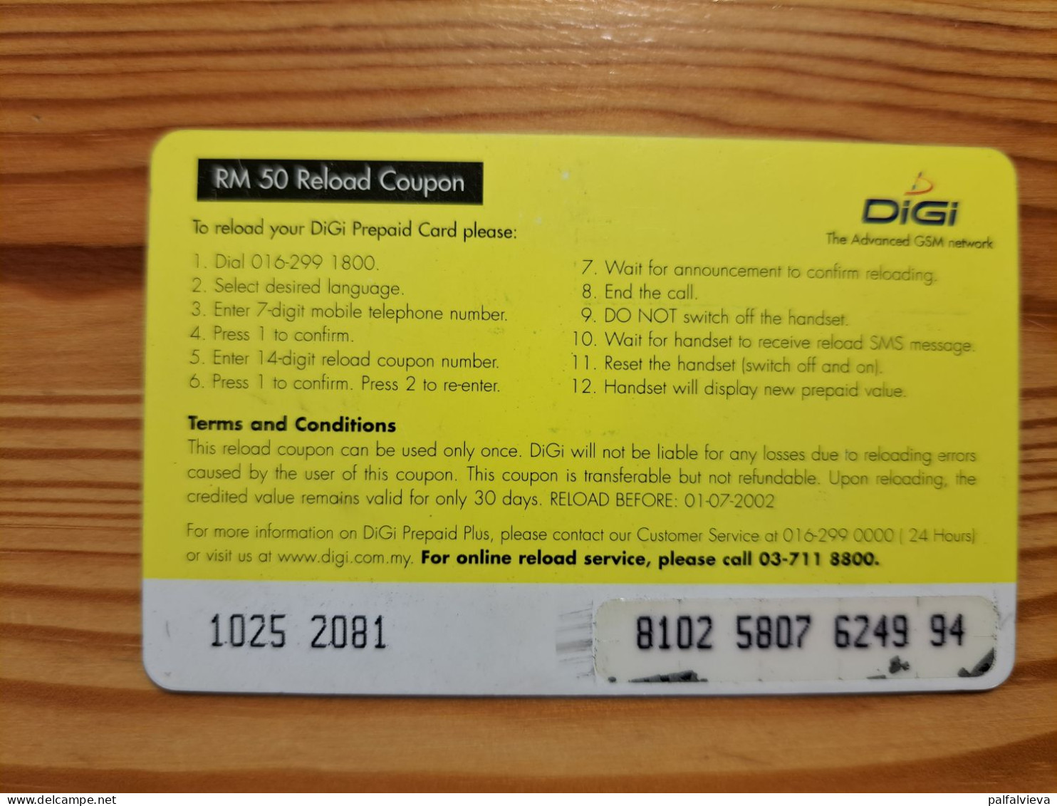 Prepaid Phonecard Malaysia, Digi - United Kingdom, Stonehenge - Maleisië