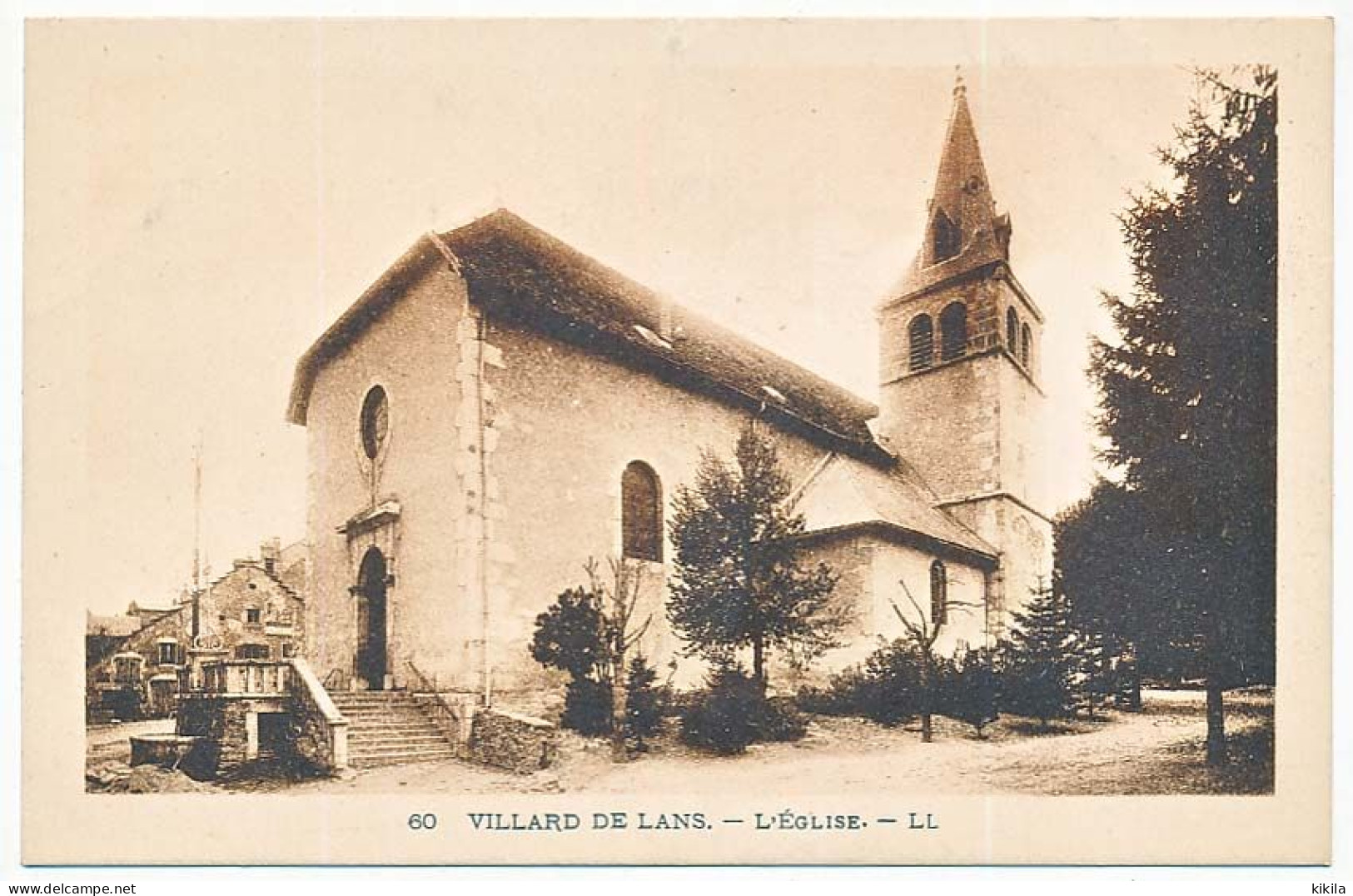 CPA / CPSM 9 X 14  Isère VILLARD-de-LANS  L'Eglise - Villard-de-Lans