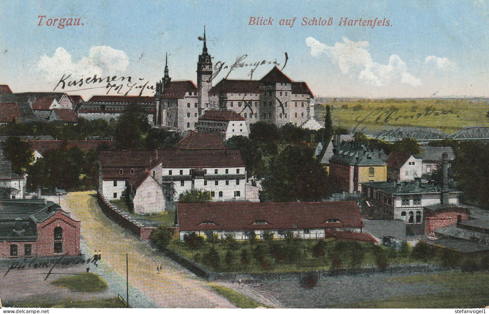 Torgau, Gel. 1915 Hartenfels - Torgau