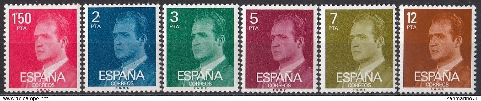 SPAIN 2237-2242,unused - Familles Royales