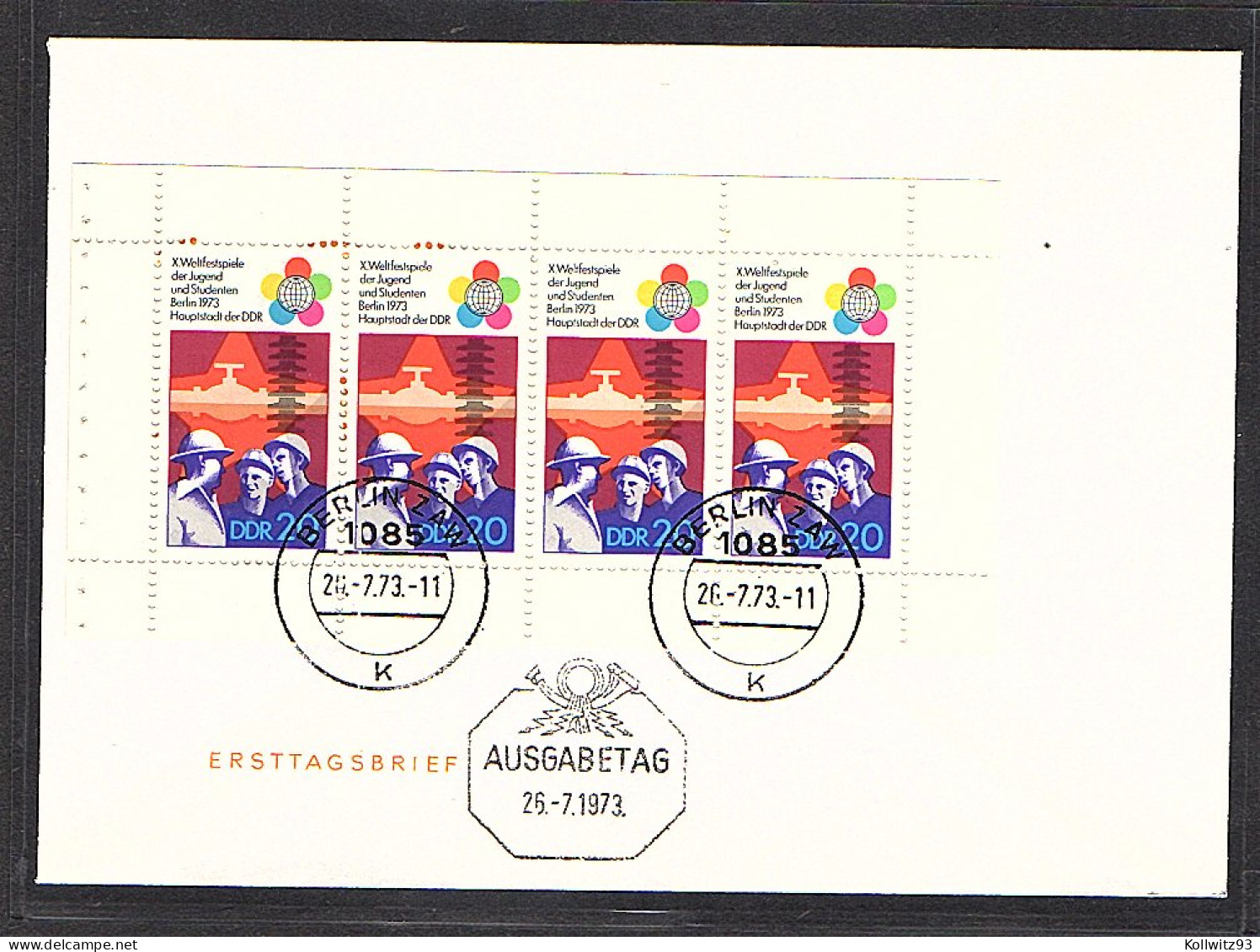 DDR, FDC. Mi.-Nr. H-Blatt 16 + 17 - Other & Unclassified