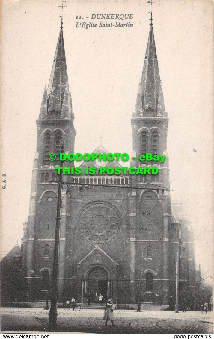 R516516 Dunkerque. L Eglise Saint Martin. Reunies De Nancy - World