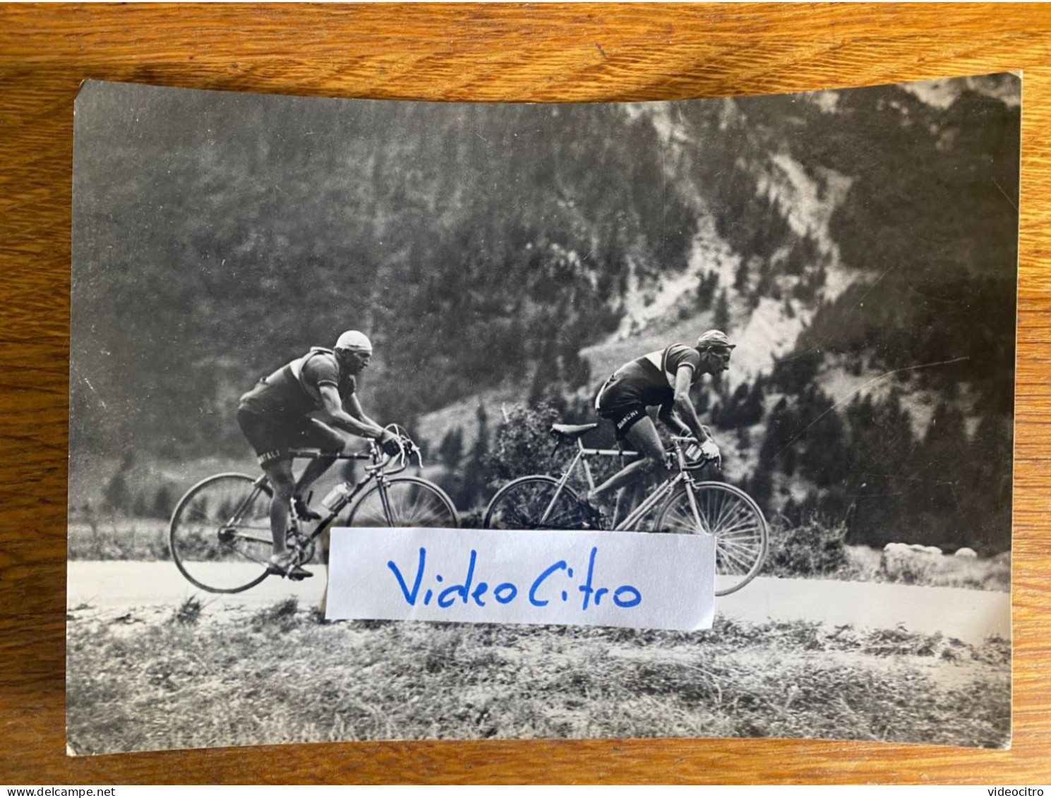 Cyclisme - Fausto Coppi Et Gino Bartali - Tour De France 1949 - Tirage Argentique Original - Ciclismo