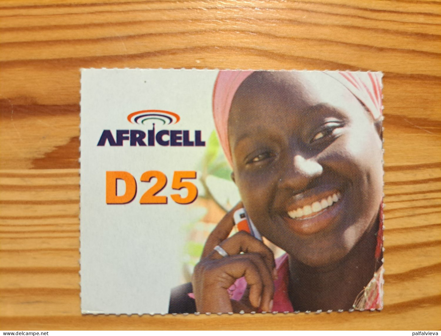 Prepaid Phonecard Gambia, Africell - Woman - Gambia