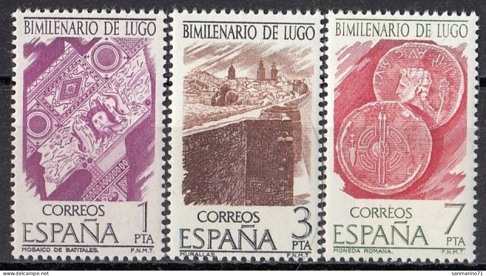 SPAIN 2249-2251,unused - Unclassified