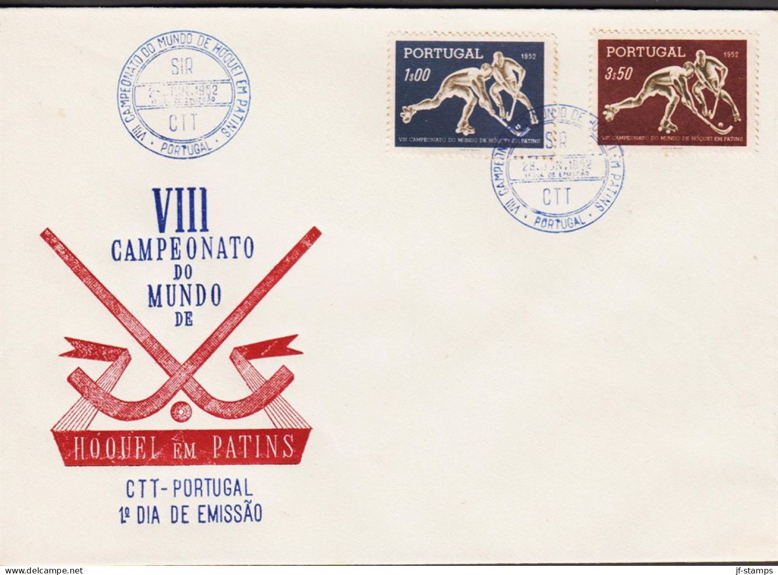 1952. PORTUGAL. Sport. Complete Set With 2 Stampson FDC. (Michel 780-781) - JF544853 - FDC