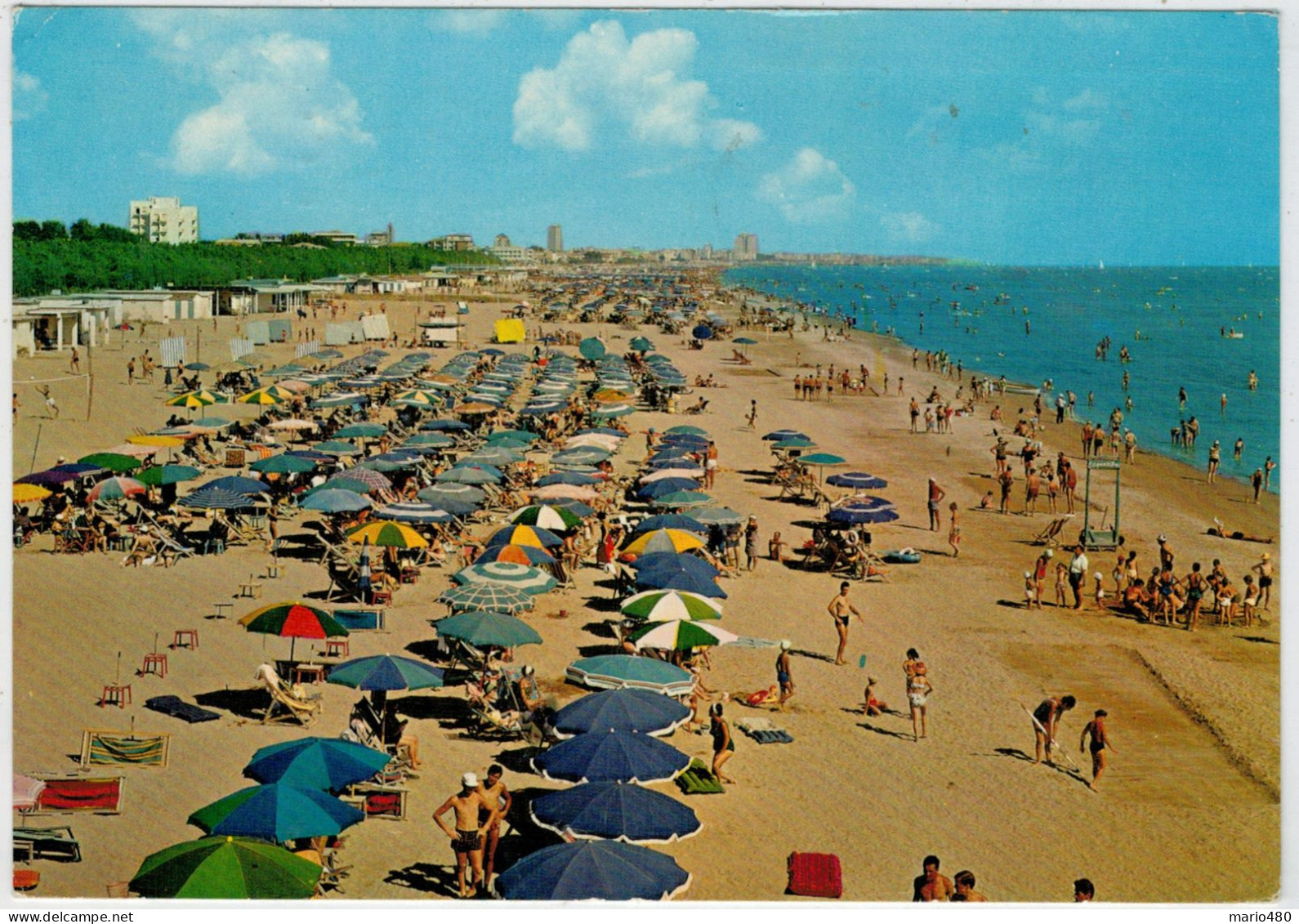 PINARELLA   DI  CERVIA   SPIAGGIA      (VIAGGIATA) - Rimini