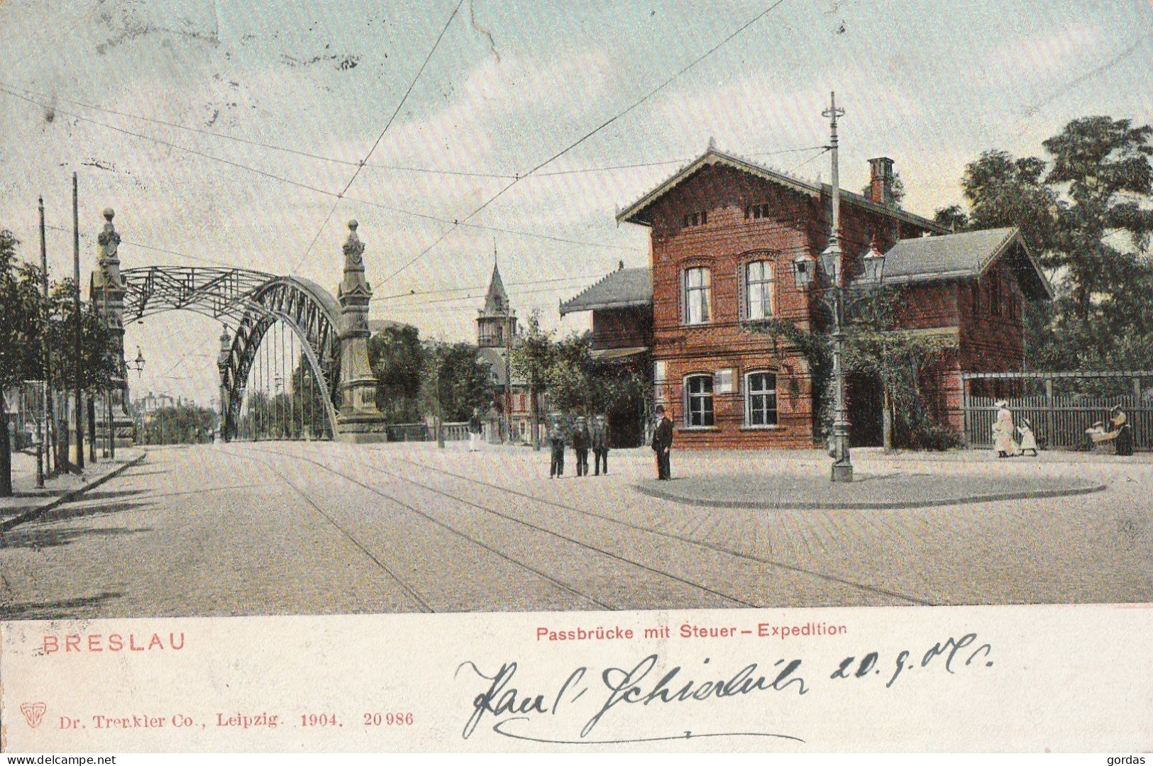 Poland - Wroclaw - Breslau - Passbrucke Mit Steuer - Expedition - Poland