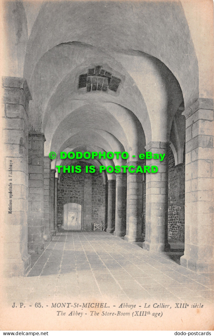 R516732 Mont St. Michel. The Abbaye. The Store Room. Editions Speciale A L Abbay - Welt