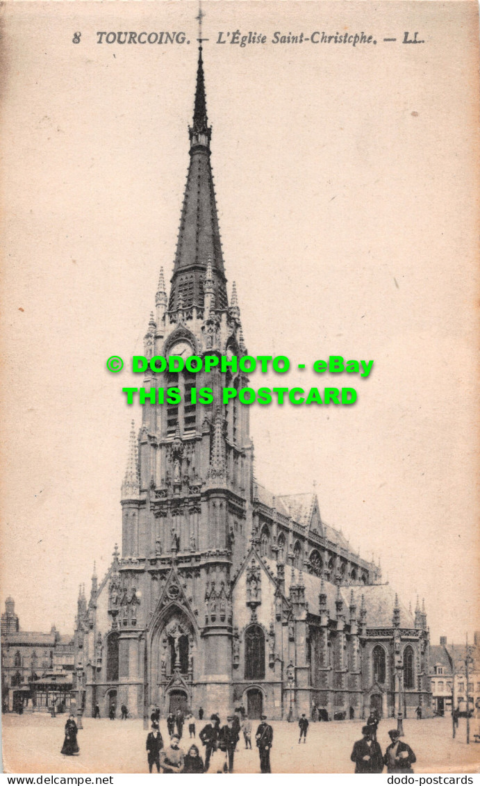 R516570 Tourcoing. L Eglise Saint Christcphe. LL. 8. Levy Fils - Monde