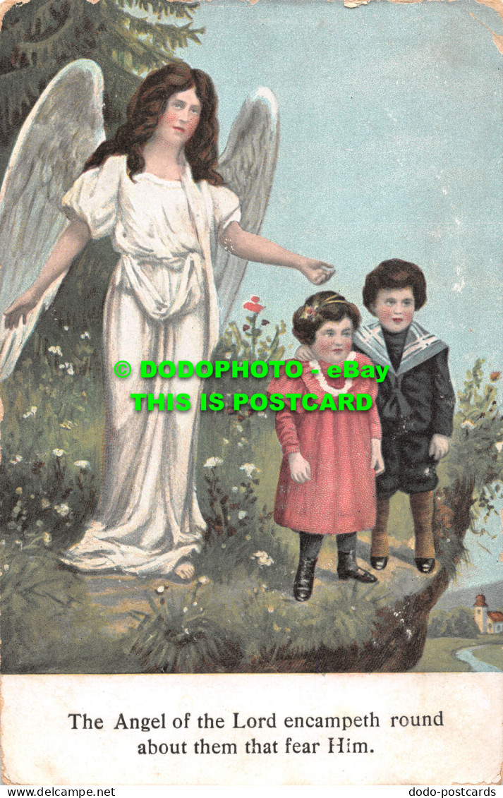 R516743 An Angel Of The Lord Encampeth Round About Them That Fear Him. Ges. Gesc - Monde