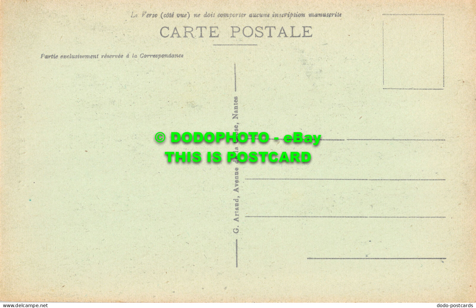 R516578 Abbeville. Le Beffroi. G. Artaud. Postcard - Welt