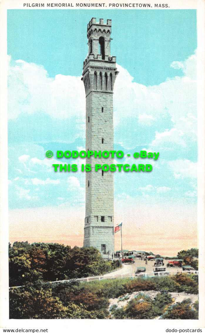 R516581 Mass. Pilgrim Memorial Monument. Provincetown. Tichnor Quality Views - Welt