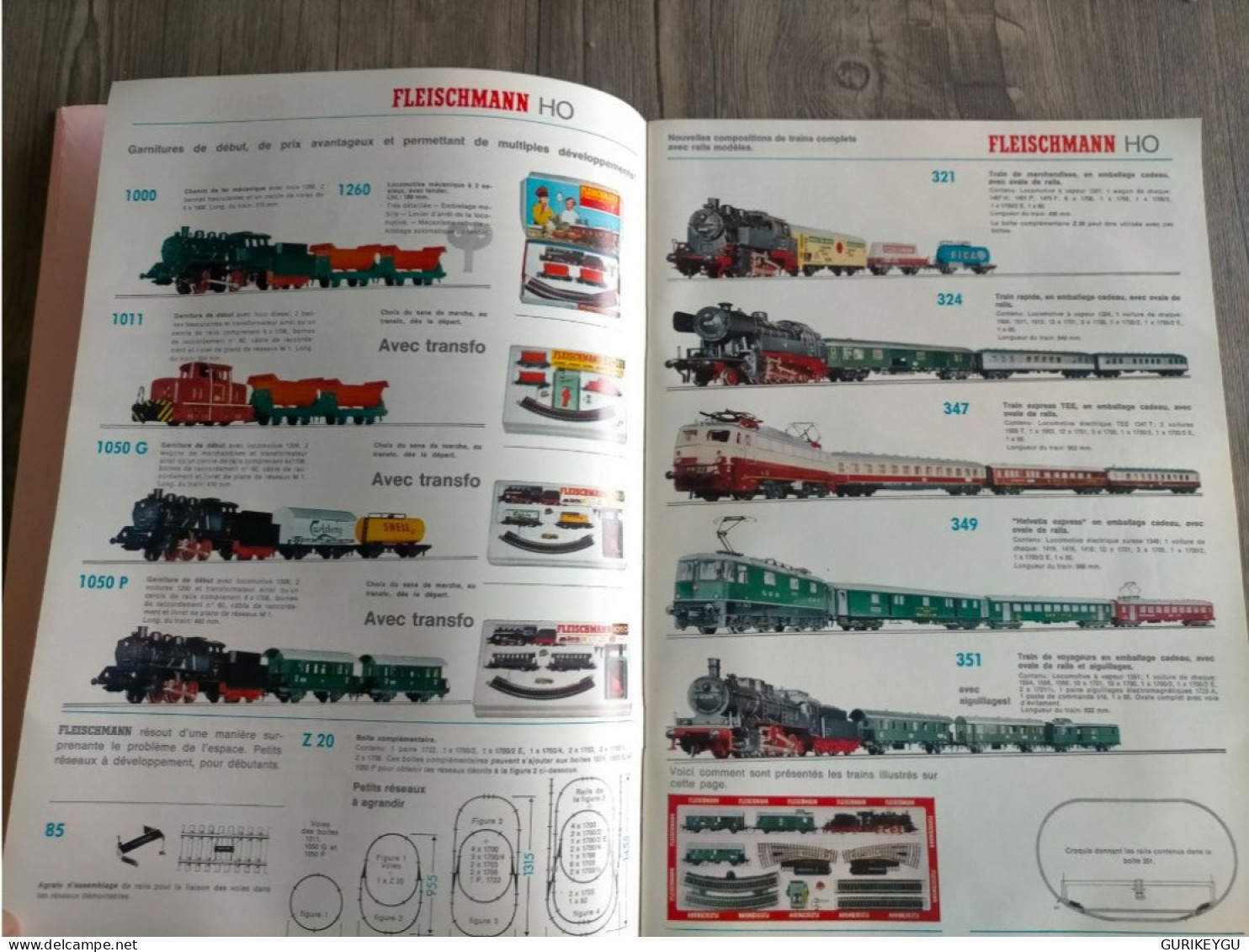 Magazine Revue Ancien Catalogue FLEISCHMANN SNCF 1970 Réseaux HO TRAIN LOCO VOITURE Circuit  EN TTBE - Autres & Non Classés