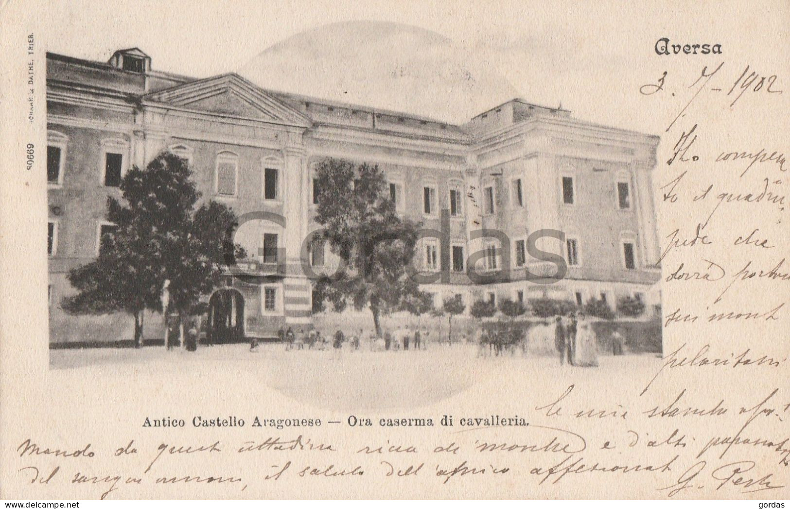 Italy - Aversa - Antico Castello Aragonese - Ora Caserna Di Cavalleria - Caserta