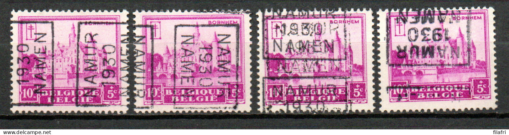 5983 Voorafstempeling Op Nr 308 - NAMUR 1930 NAMUR - Positie A & B & C & D - Rollenmarken 1930-..