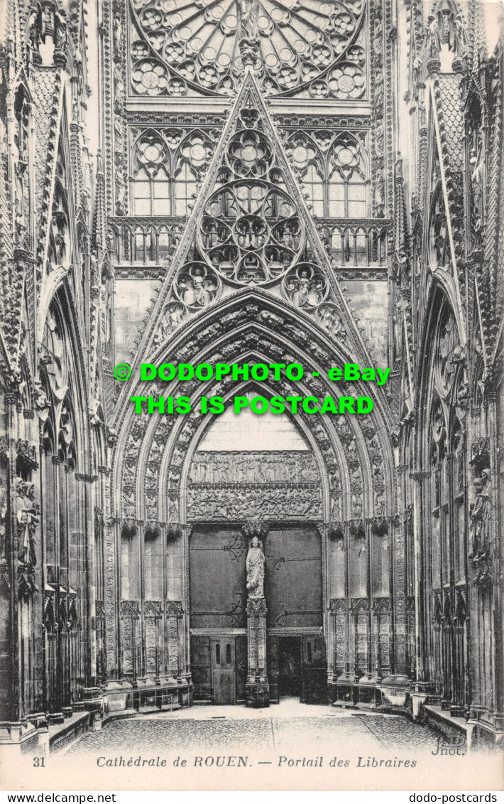 R516591 Cathedrale De Rouen. Portail Des Libraires. ND. Phot - Monde