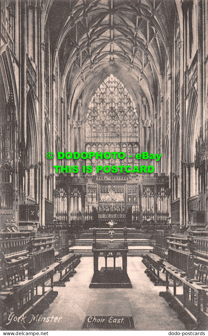 R516758 York Minster. Choir East. F. Frith. No. 18414 - Welt