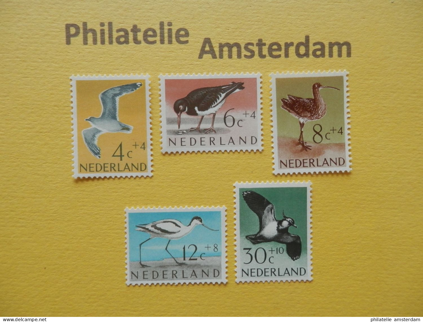 Netherlands 1961, FAUNA BIRDS OISEAUX VOGELS VÖGEL AVES: Mi 760-64, ** - Autres & Non Classés