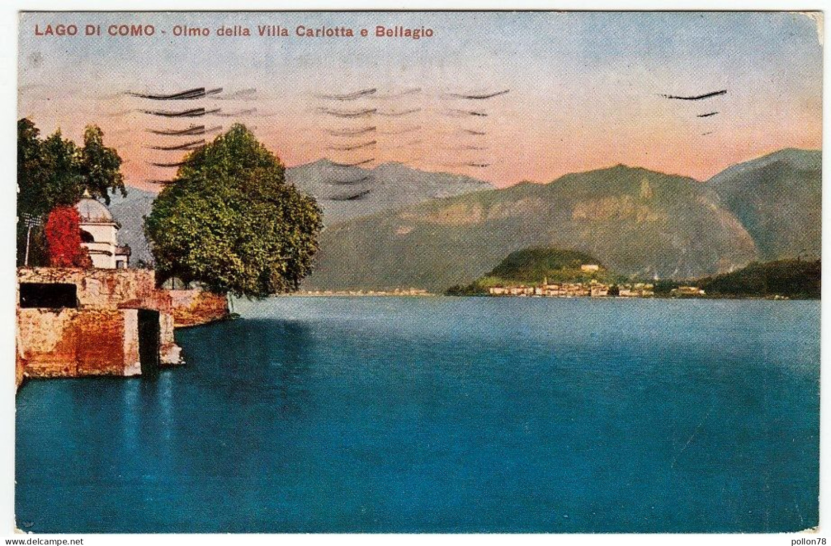 LAGO DI COMO - OLMO DELLA VILLA CARLOTTA E BELLAGIO - 1934 - Vedi Retro - Formato Piccolo - Como