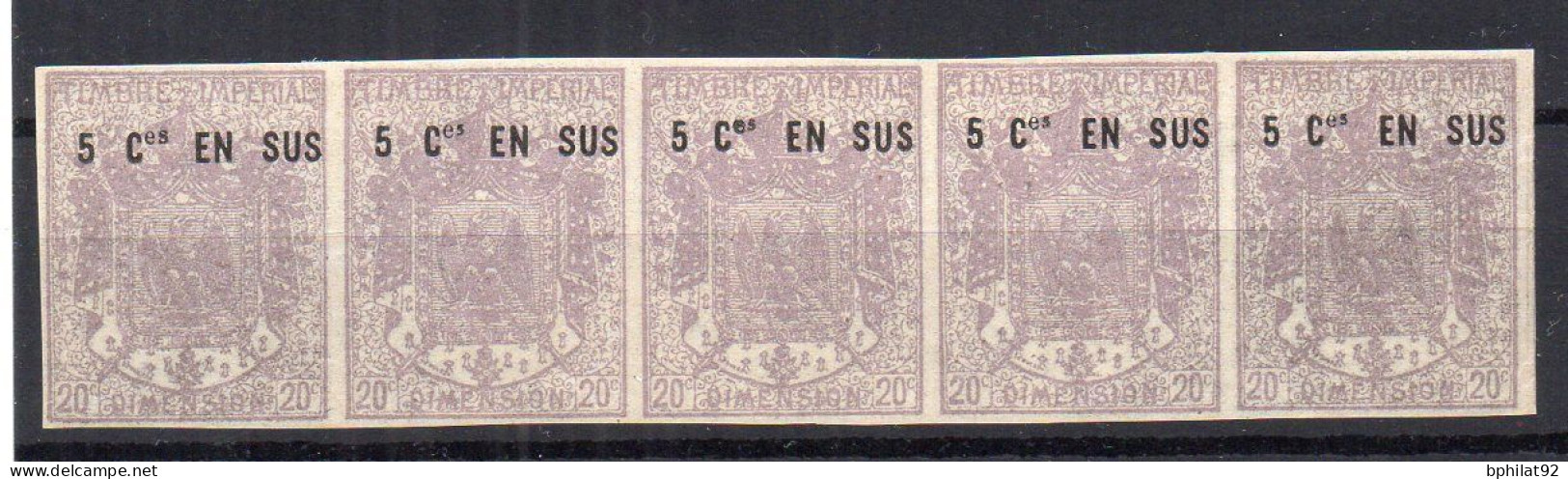 !!! FISCAUX, DIMENSION BANDE DE 5 DU N°30 NEUF * - Timbres