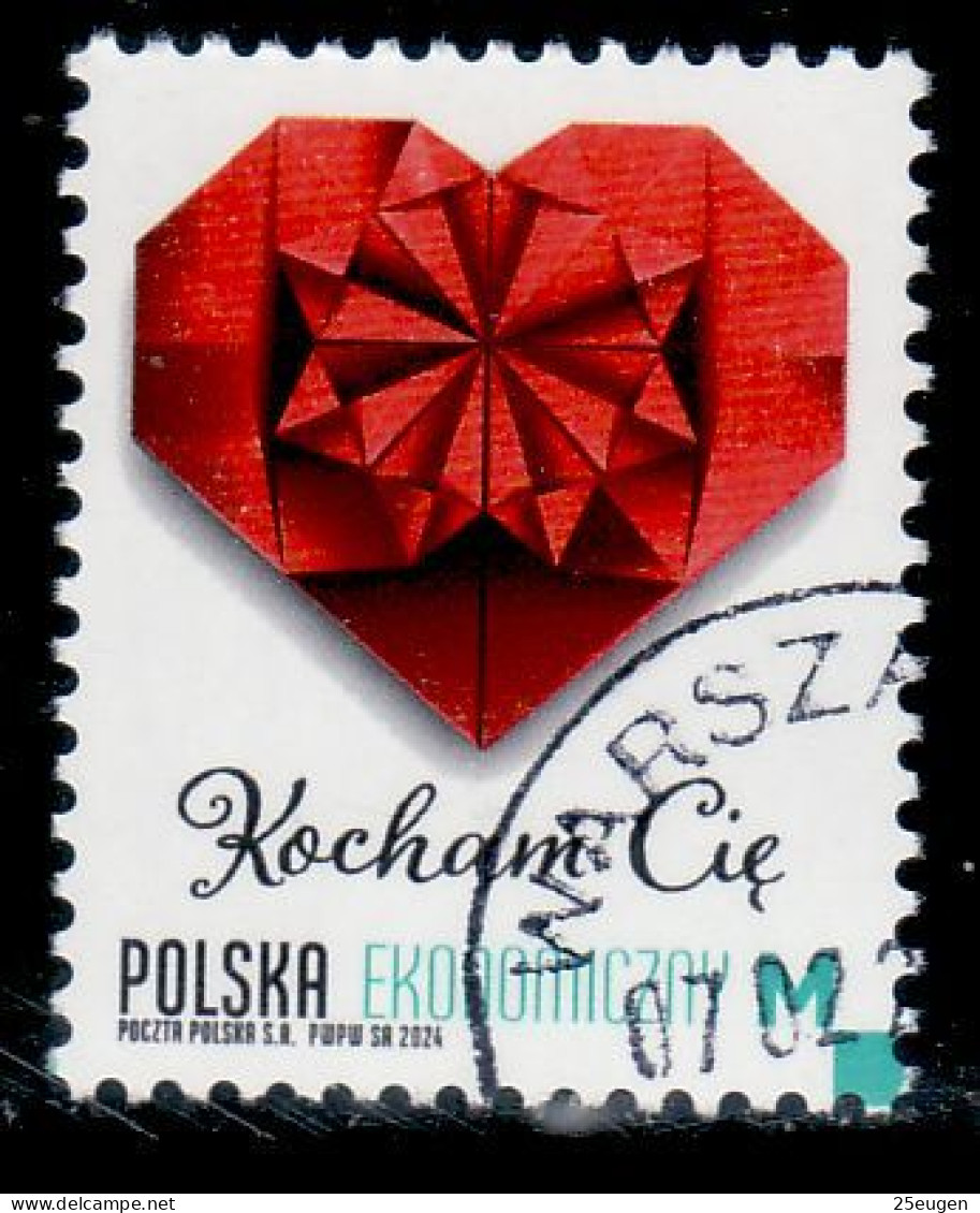 POLAND 2024 I LOVE YOU USED - Used Stamps