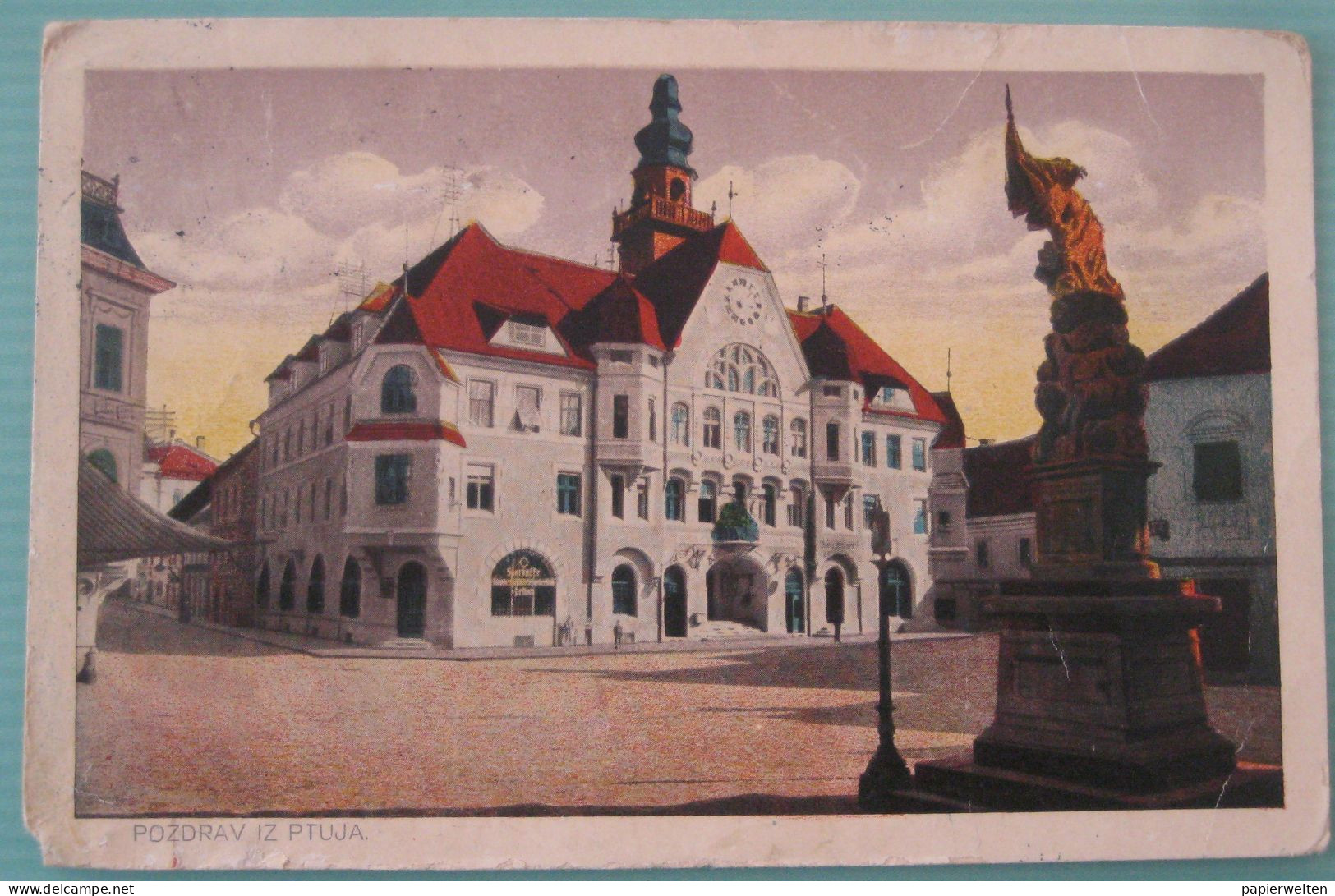 Ptuj Ob Dravi / Pettau - Sparkasse, Rathaus? - Slovenia