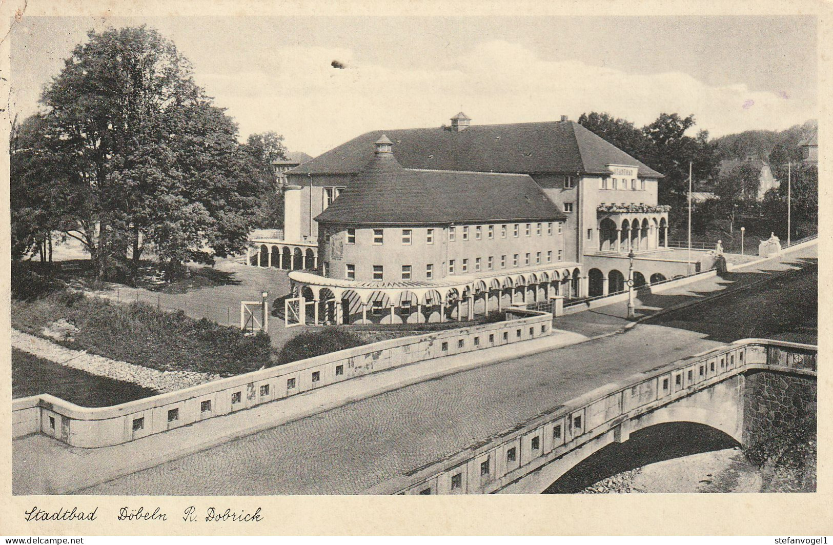 Döbeln, Gel.1938   Stadtbad - Doebeln