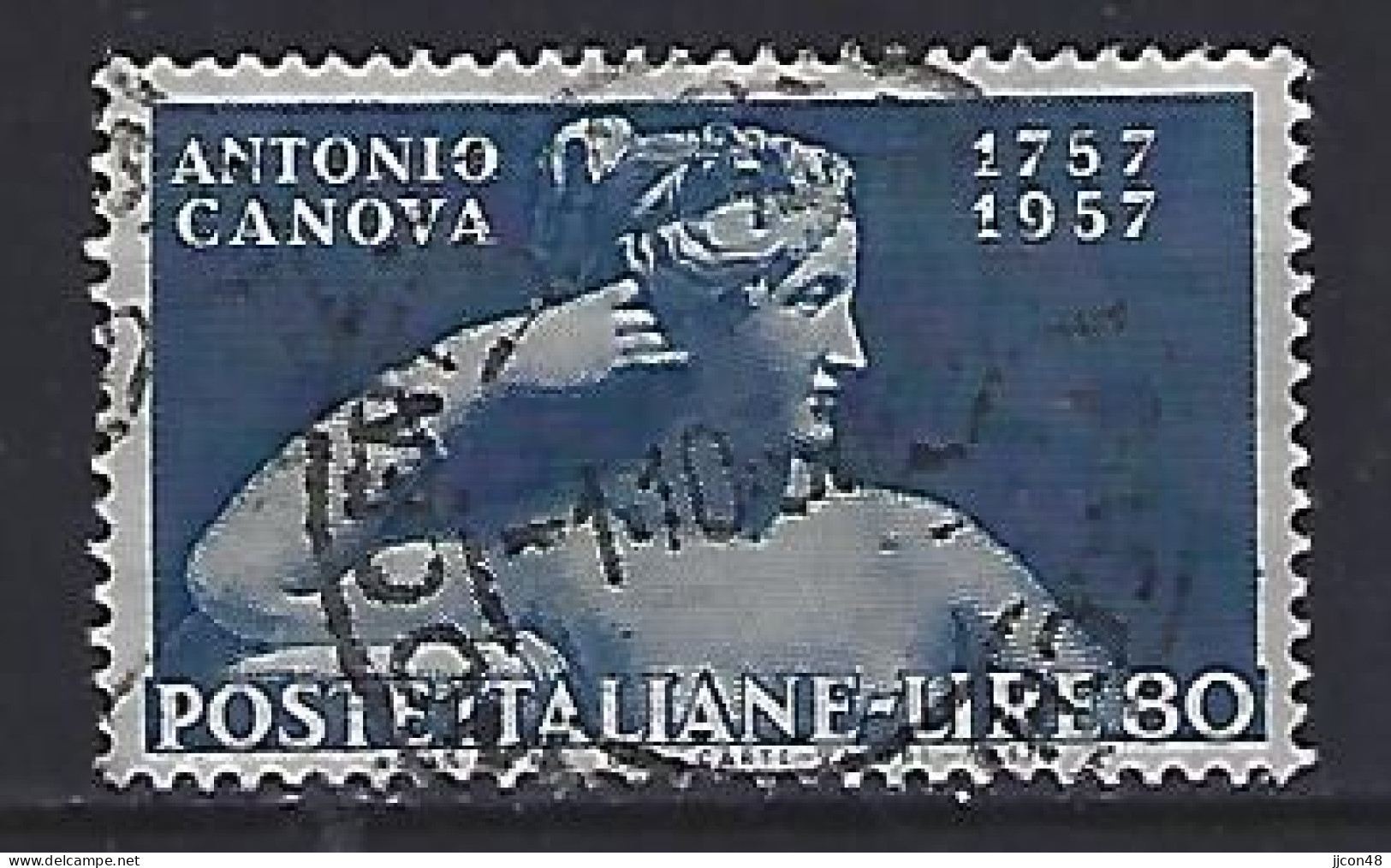 Italy 1957  Antonio Canova (o) Mi.990 - 1946-60: Oblitérés