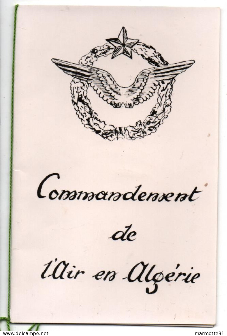 CARTE DE VOEUX  ARMEE DE LAIR AVIATION ALGERIE NOEL 1949 - Fliegerei