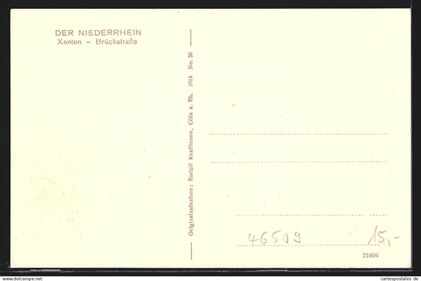 AK Xanten, Brückstrasse Mit Windmühle  - Xanten