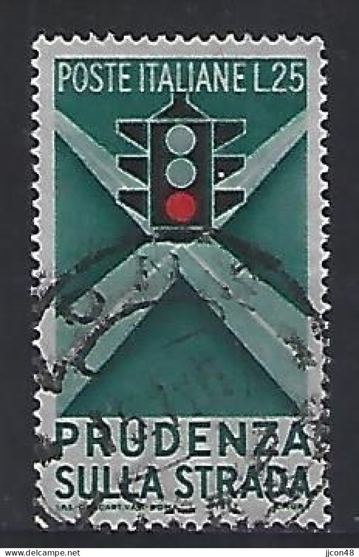 Italy 1957  Sicherheit Im Strassenverkehr (o) Mi.991 - 1946-60: Usati