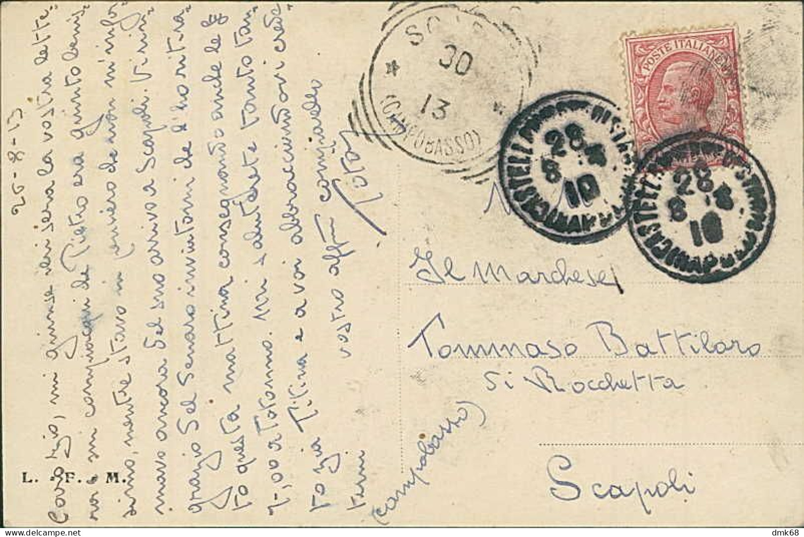 AFRICA - LIBYA / LIBIA - DERNA - TELEGRAFO SENZA FILI - IMPIANTO TEDESCO - CARTOLINA FOTOGRAFICA / MAILED 1913 (12523) - Libia