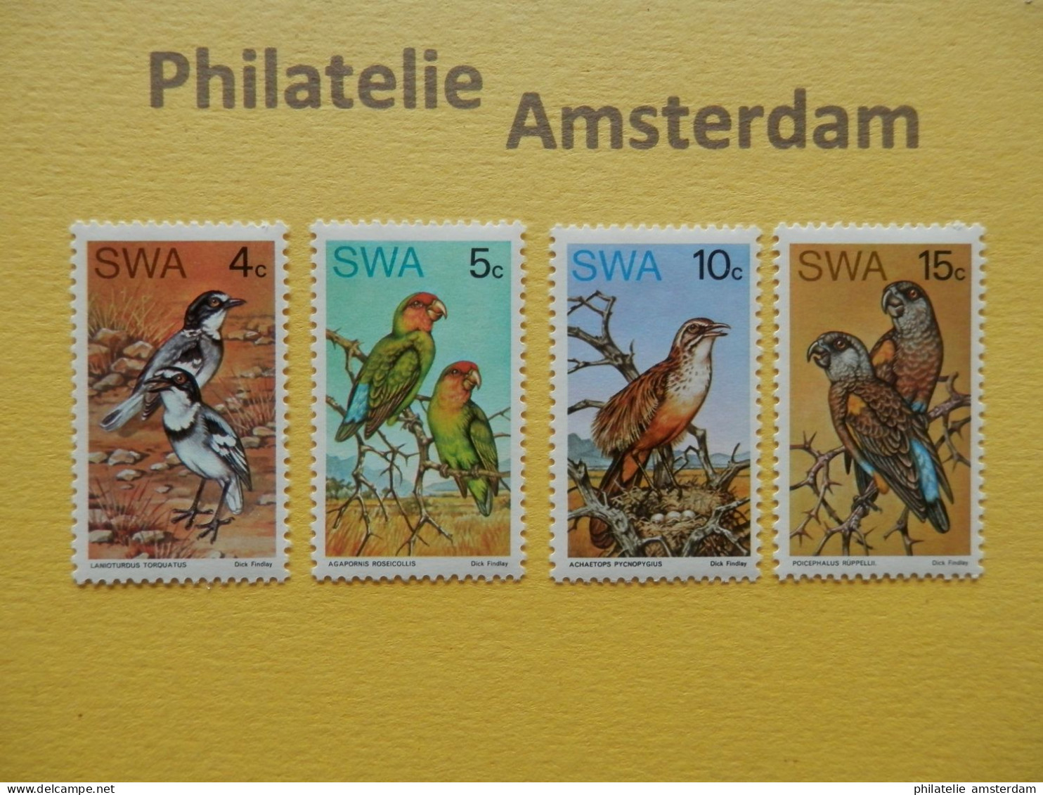 South West Africa 1974, FAUNA BIRDS OISEAUX VOGELS VÖGEL AVES: Mi 392-95, ** - Andere & Zonder Classificatie