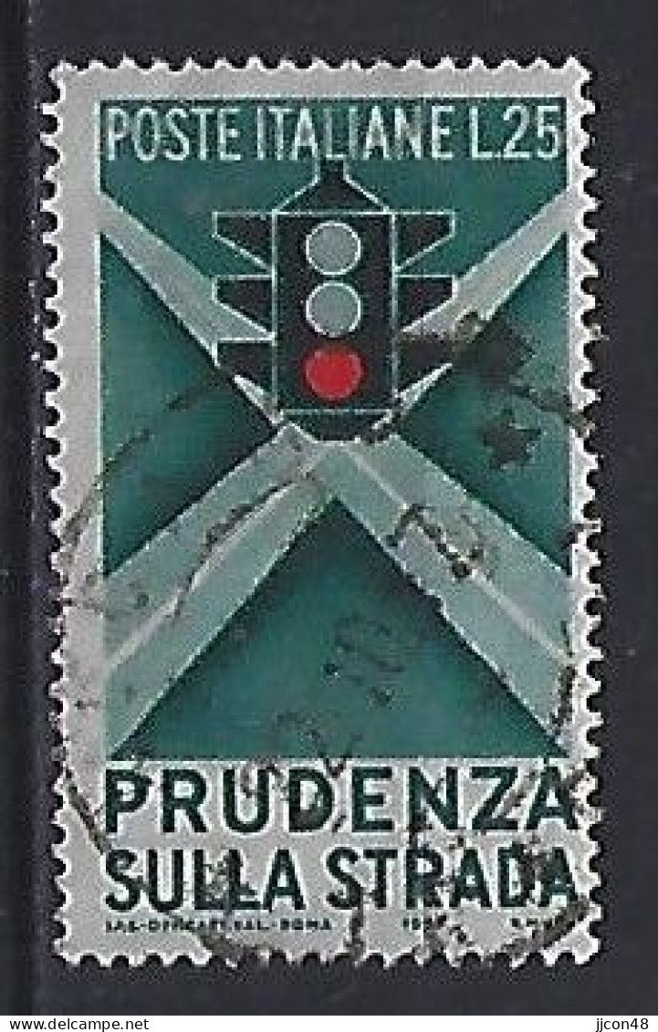 Italy 1957  Sicherheit Im Strassenverkehr (o) Mi.991 - 1946-60: Gebraucht