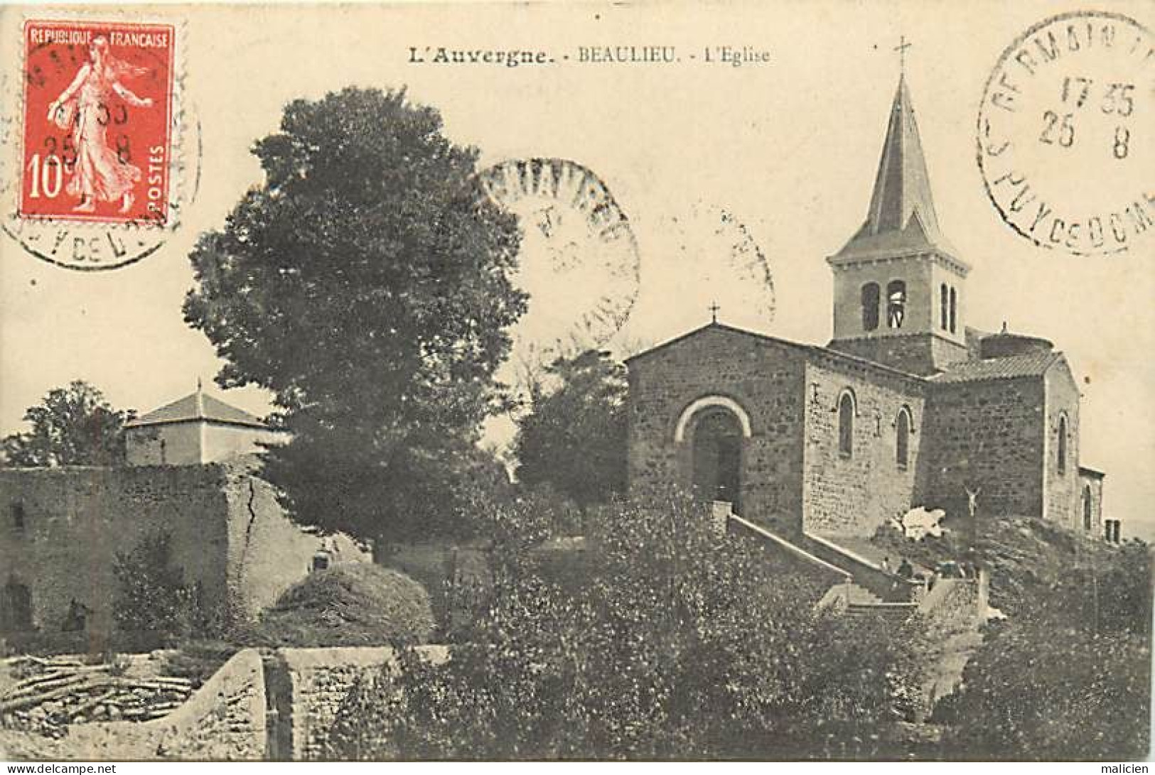 - Puy De Dôme -ref-B999- Beaulieu - L Eglise Et Son Quartier - - Autres & Non Classés