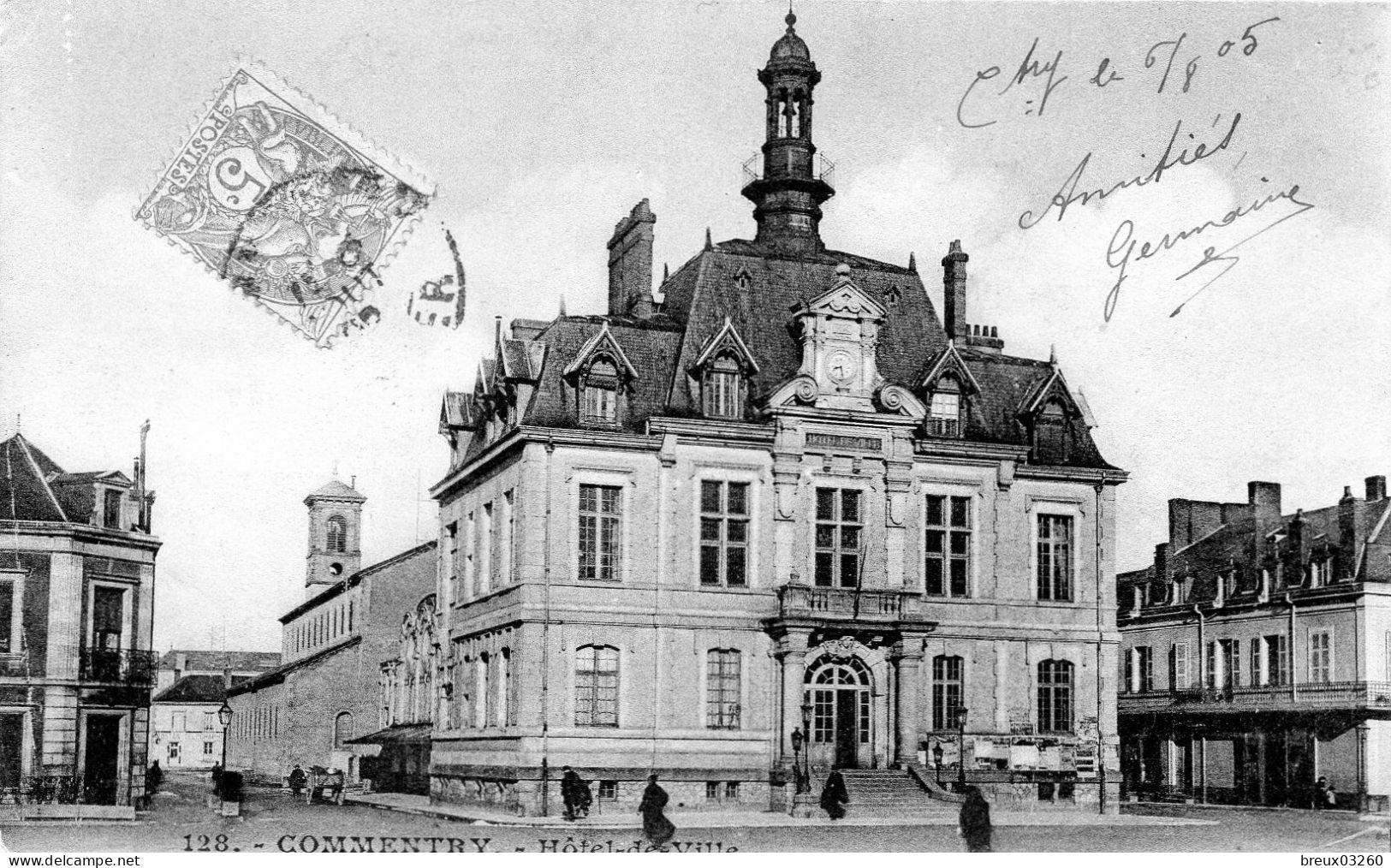CP - COMMENTRY - Hôtel De Ville - - Commentry