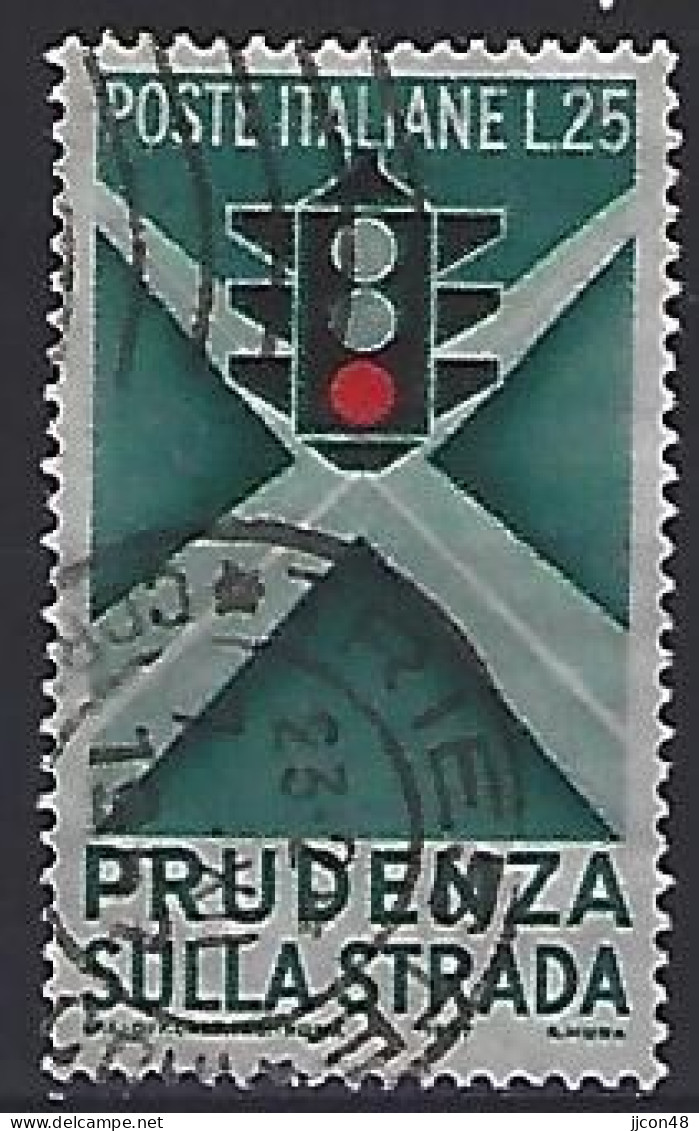 Italy 1957  Sicherheit Im Strassenverkehr (o) Mi.991 - 1946-60: Usados